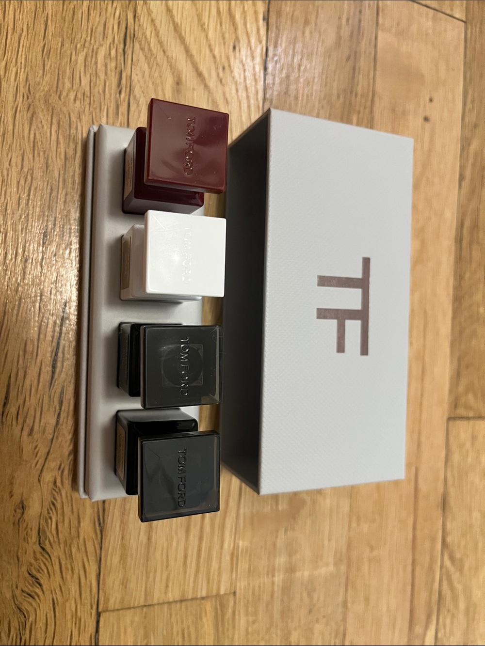 Tom Ford Fragrance Mini Set - Red, White, Black Bottles - Picture 2 of 3